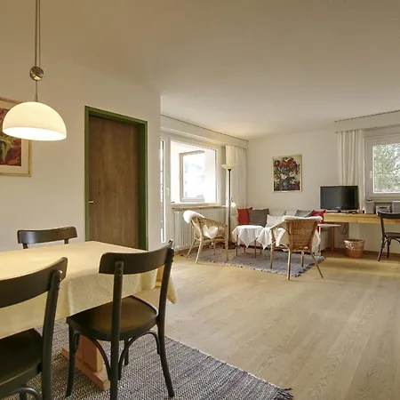 Residenza Lagrev 2 Zimmerwohnung - Nr 002 - Typ 21a - Hochparterre - Sued West Sils Maria